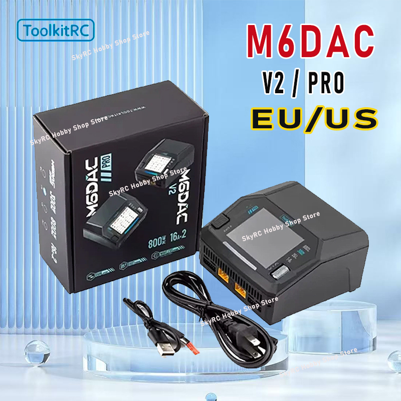 Toolkitrc M6Dac Smart Charger - Caricabatterie Intelligente a Doppio Canale ToolkitRC
