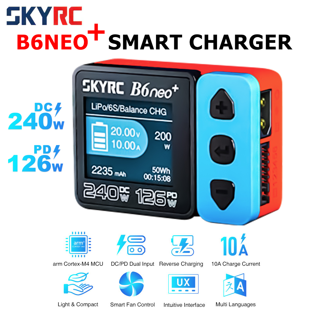 Skyrc B6 Neo Smart Charger - ​ Caricabatterie Intelligente SKYRC B6neo+ ad