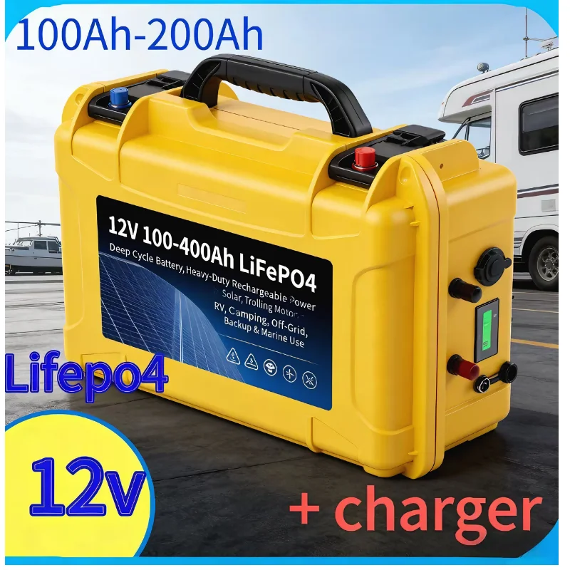 Lifepo4 12V 100Ah Bms Bluetooth - Batteria LiFePO4 12V 100‑200Ah | BMS