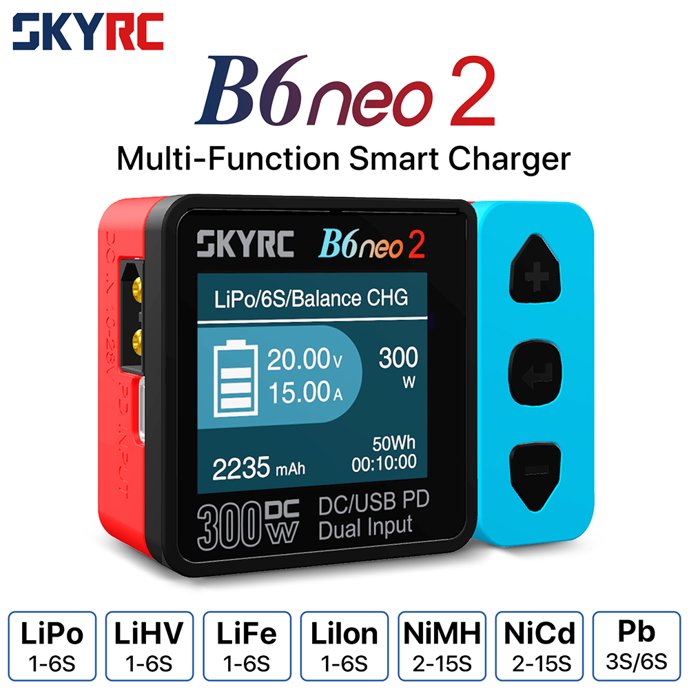 Skyrc B6 Neo Smart Charger - NUOVO Caricabatterie Intelligente SKYRC B6neo 2