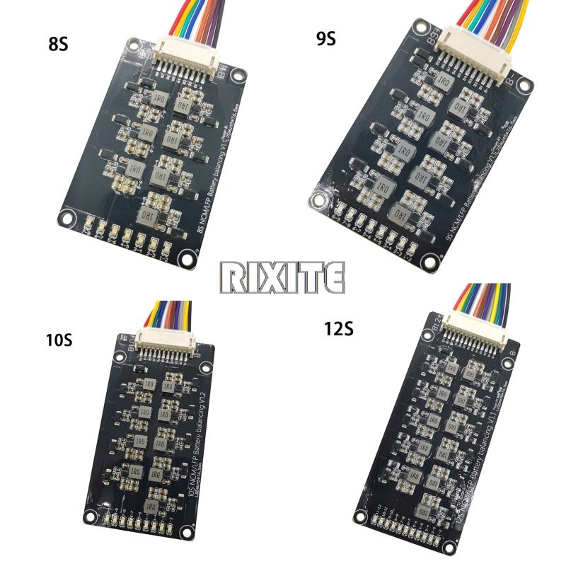 12S Lipo Battery Balancing Board - BMS 8S 9S 10S 12S scheda