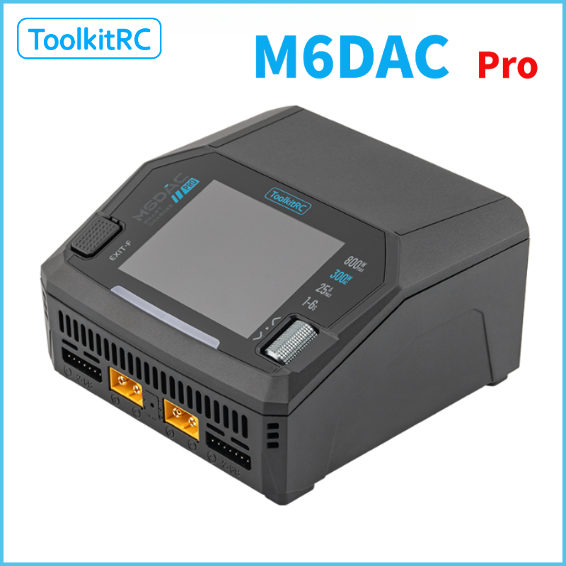 Toolkitrc M6Dac Smart Charger - Caricabatterie Intelligente a Doppio Canale ToolkitRC