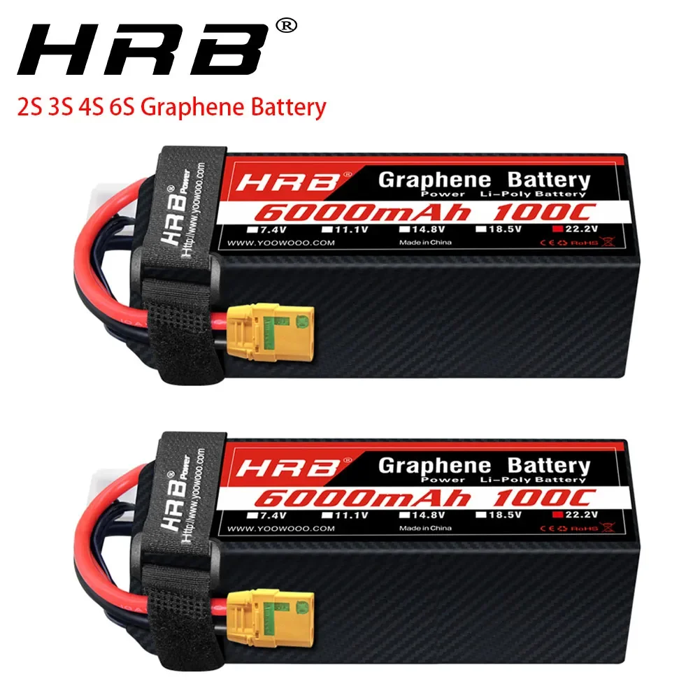 6S Lipo Battery 22.2V 5000Mah - Batteria al grafene 2PC 2S 3S