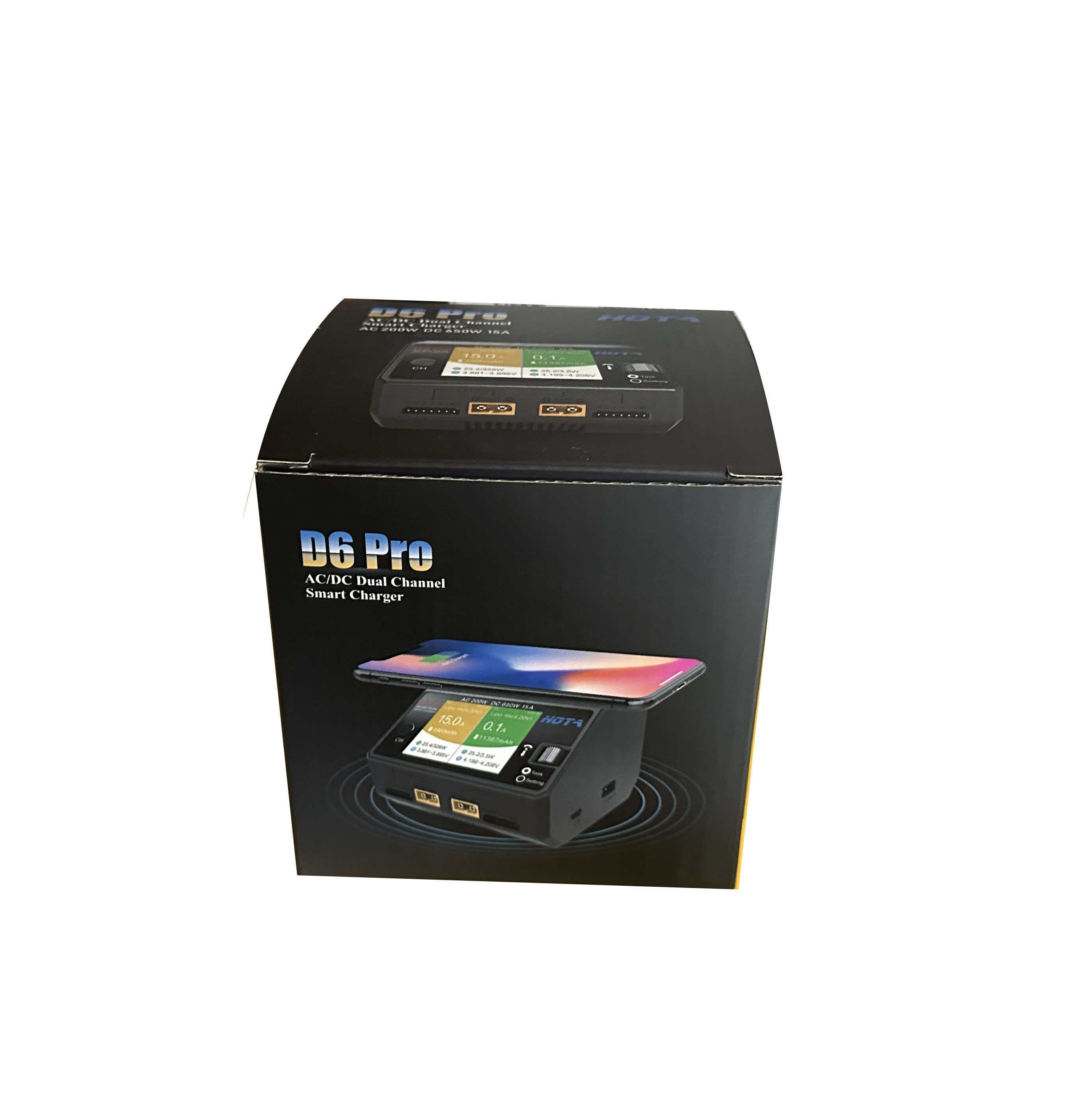 Hota D6 Pro Dual Lipo Charger - Caricabatterie HOTA D6 Pro a Doppio