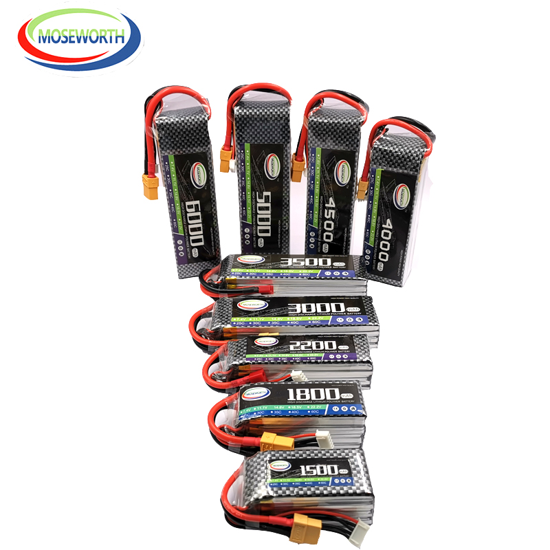 4S Lipo Battery 14.8V 6000Mah - Batteria LiPo RC 2S 3S 4S