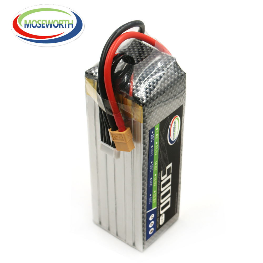 6S Lipo Battery 22.2V 5000Mah - 6S 22.2V 5000mAh 60C RC batteria
