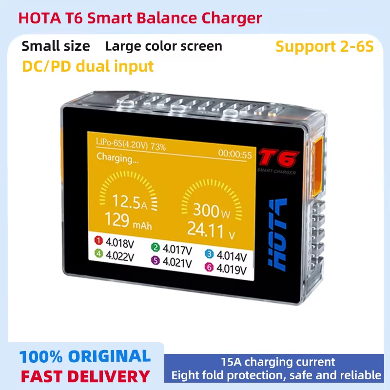 Skyrc B6 Neo Smart Charger - Caricabatterie intelligente HOTA T6 DC/PD doppio