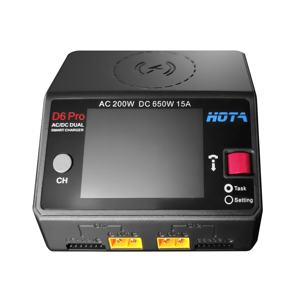 Hota D6 Pro Dual Lipo Charger - Caricabatterie HOTA D6 Pro per Batterie
