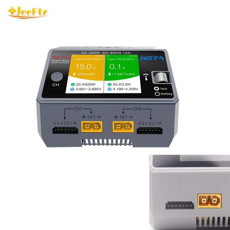 Hota D6 Pro Dual Lipo Charger - Caricabatterie Intelligente HOTA D6 Pro 650W