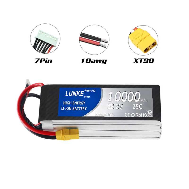 Batterie Lipo 2S 3S 4S 5S 6S 1 - 6S Lipo Battery 22.2V 5000Mah recensione e prezzo
