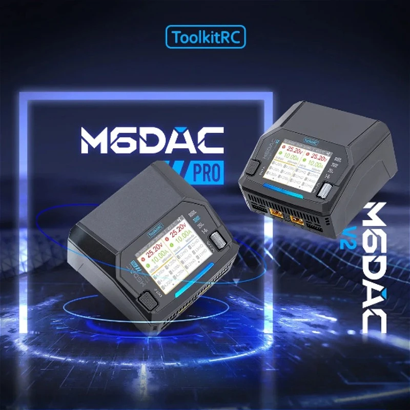 Caricabatterie Intelligente a  - Toolkitrc M6Dac Smart Charger recensione e prezzo