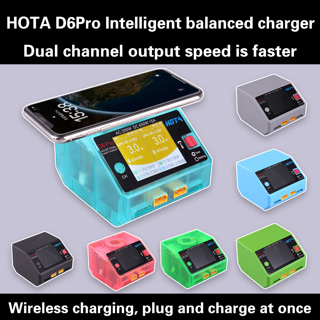 Caricabatterie HOTA D6 Pro a D - Hota D6 Pro Dual Lipo Charger recensione e prezzo