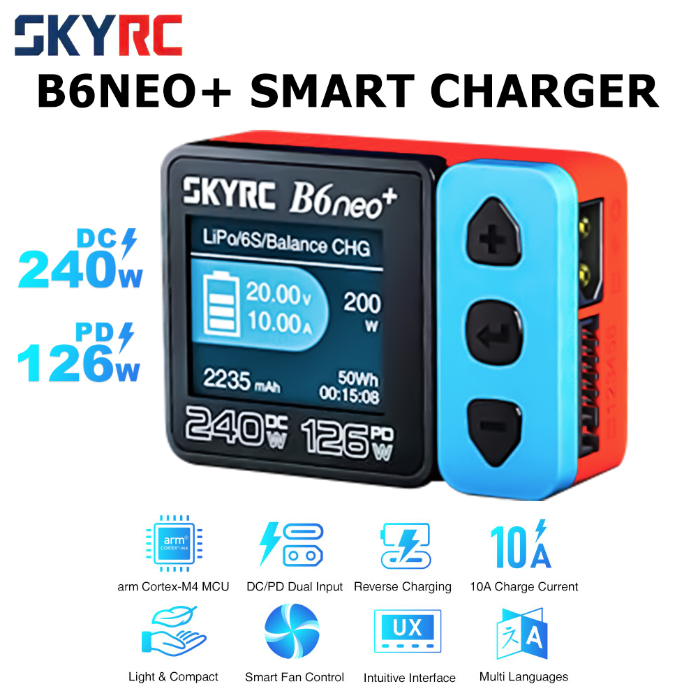 Caricabatterie intelligente Sk - Skyrc B6 Neo Smart Charger recensione e prezzo