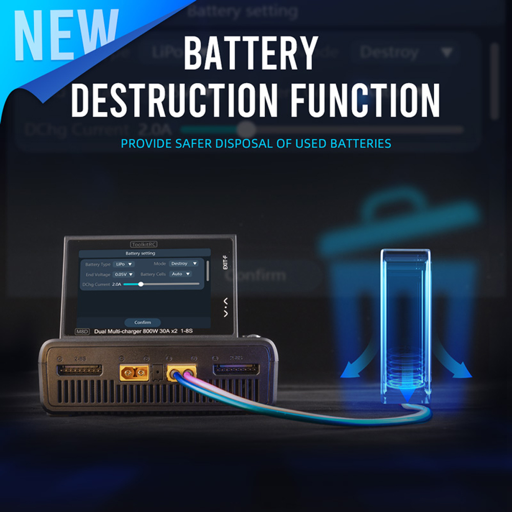 ToolkitRC M8D Caricatore Intel - Toolkitrc M6Dac Smart Charger recensione e prezzo
