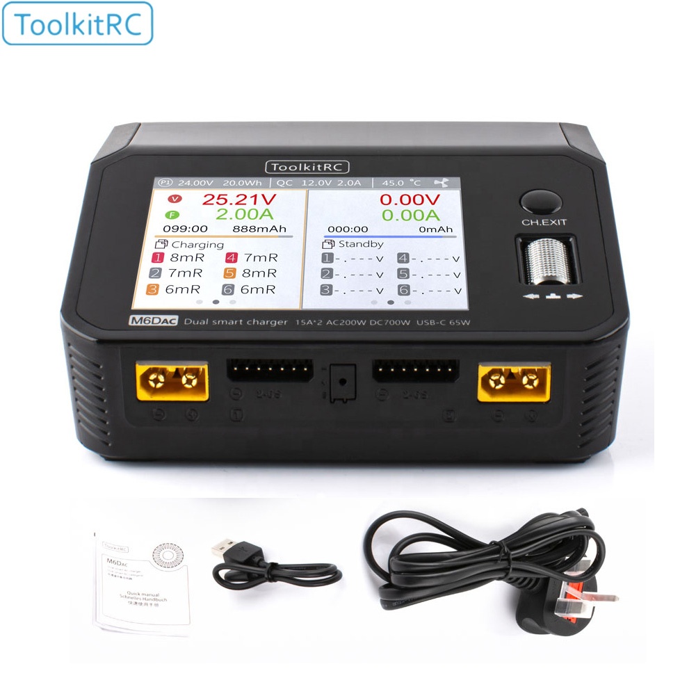 Caricabatterie Intelligente To - Toolkitrc M6Dac Smart Charger recensione e prezzo