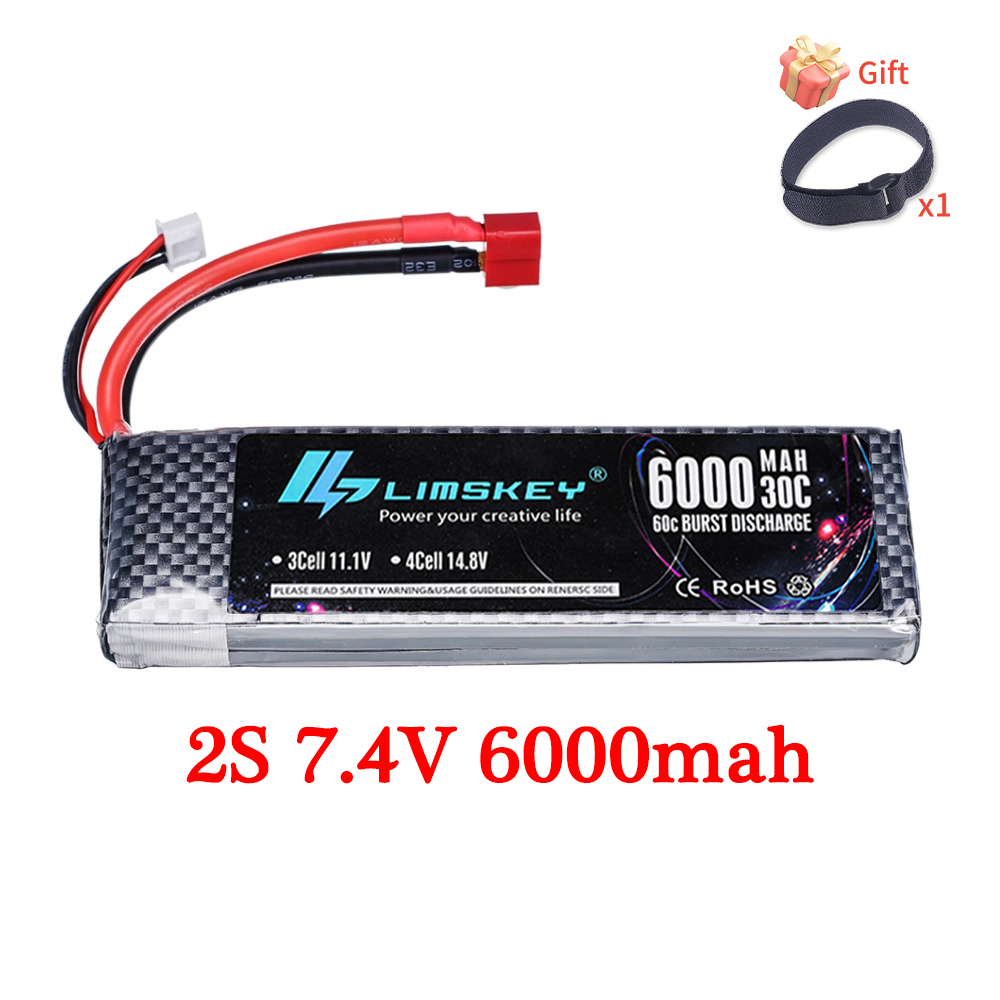 7.4V 11.1V 14.8V 22.2V 6000mAh - 4S Lipo Battery 14.8V 6000Mah recensione e prezzo
