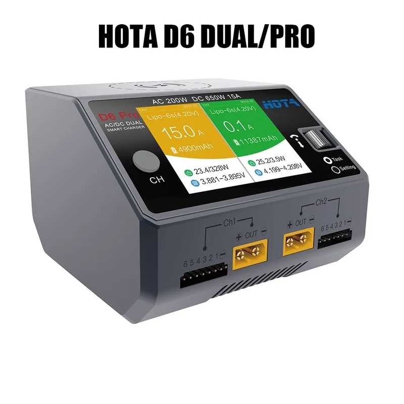 Caricabatterie Smart Hota D6 D - Hota D6 Pro Dual Lipo Charger recensione e prezzo