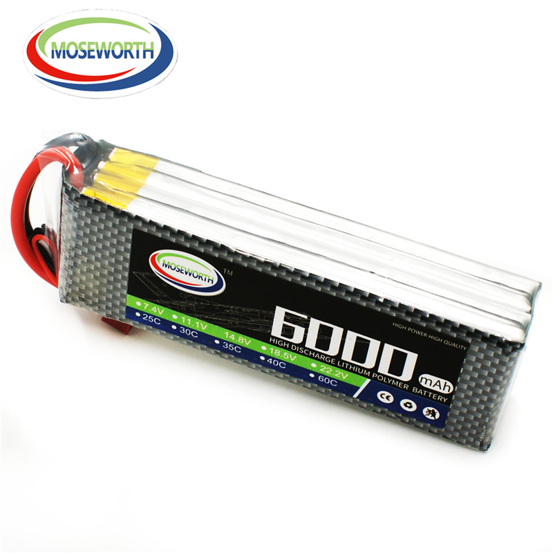 4S 14.8V 6000mAh RC Giocattolo - 4S Lipo Battery 14.8V 6000Mah recensione e prezzo