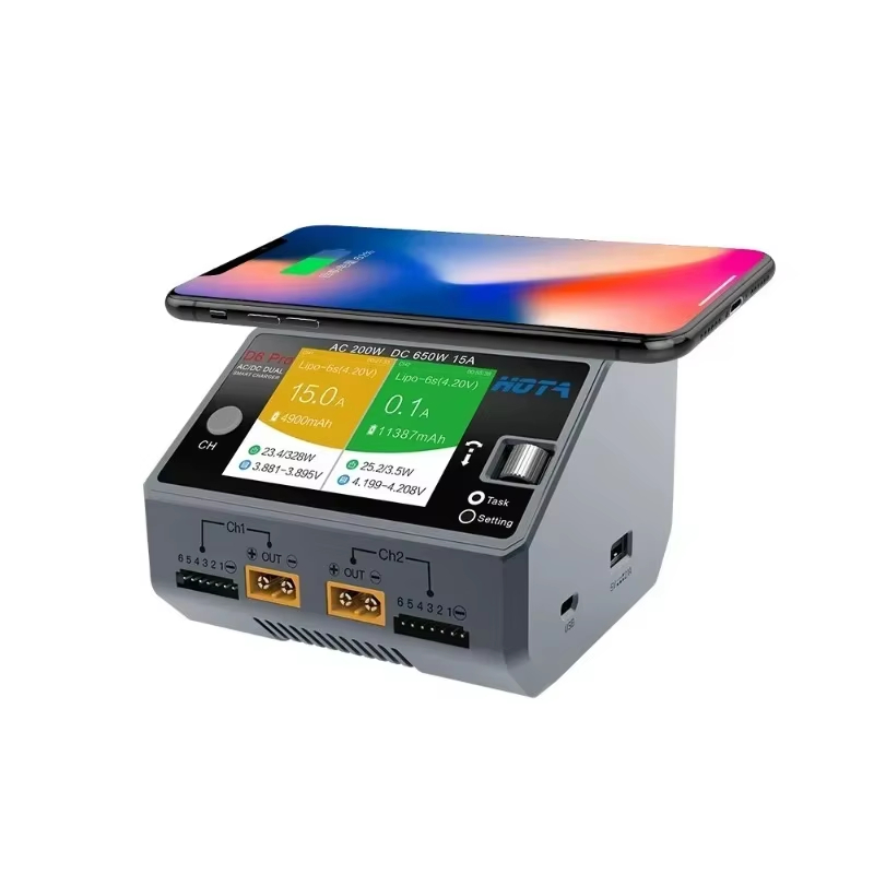 Caricabatterie HOTA D6 Pro a D - Hota D6 Pro Dual Lipo Charger recensione e prezzo