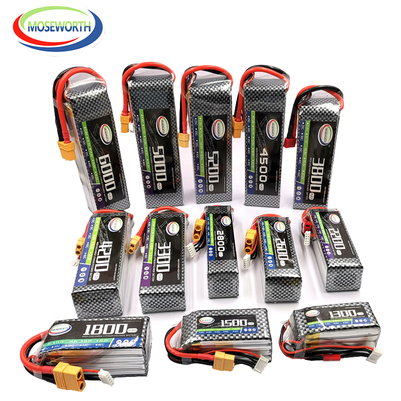 Batteria LiPo RC 2S 3S 4S 6S 7 - 4S Lipo Battery 14.8V 6000Mah recensione e prezzo