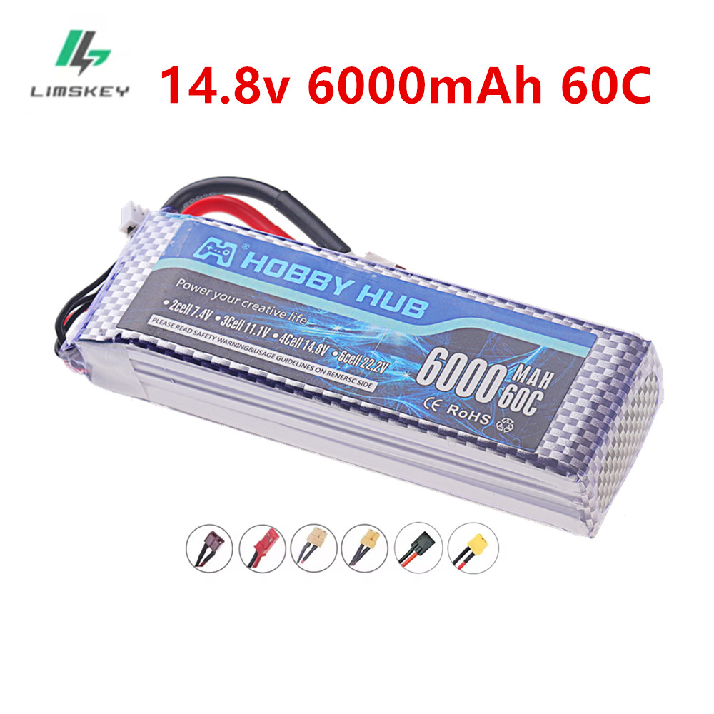 Batteria Lipo 6000mAh 14.8V 4S - 4S Lipo Battery 14.8V 6000Mah recensione e prezzo