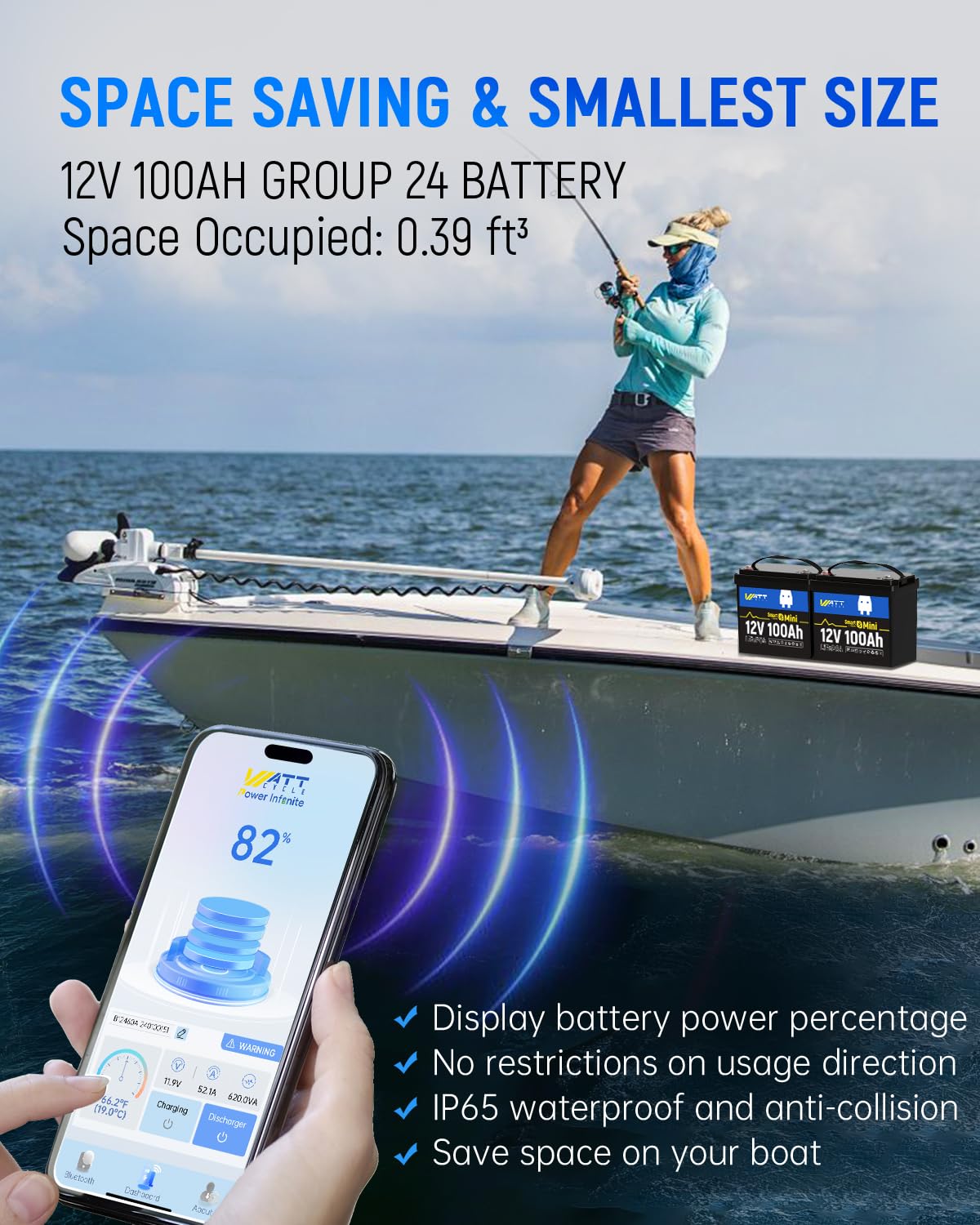 Batteria Mini LiFePO4 12V 100A - Lifepo4 12V 100Ah Bms Bluetooth recensione e prezzo