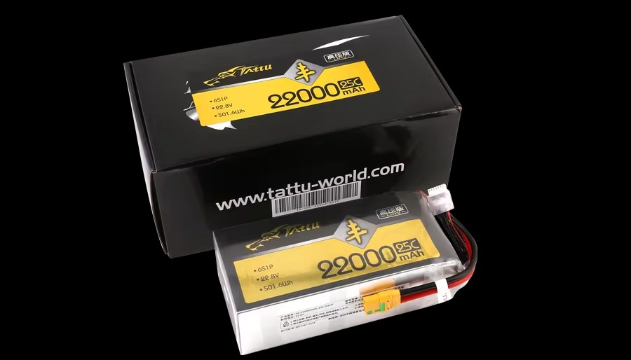Nuova batteria Lipo TATTU UAV  - Tattu 6S 22000Mah Lipo Battery recensione e prezzo