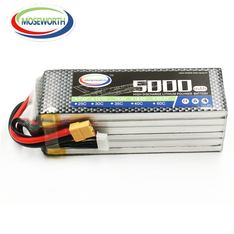 6S 22.2V 5000mAh 60C RC batter - 6S Lipo Battery 22.2V 5000Mah recensione e prezzo