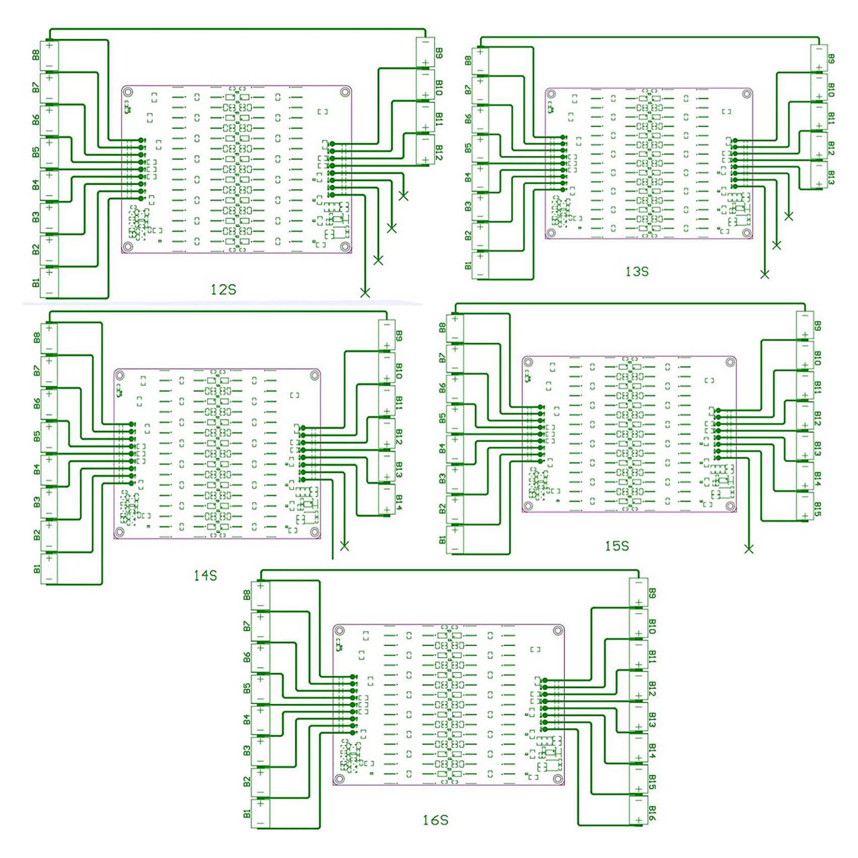 ABZZ-2X 12S 13S 14S 15S 16S Eq - 12S Lipo Battery Balancing Board recensione e prezzo