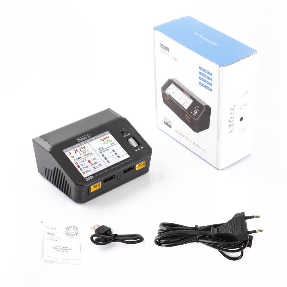 SmCpToolkitRC M6DAC Caricabatt - Toolkitrc M6Dac Smart Charger recensione e prezzo