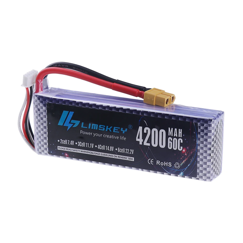 Batteria Lipo 60C 14,8 V 4S 15 - 4S Lipo Battery 14.8V 6000Mah recensione e prezzo